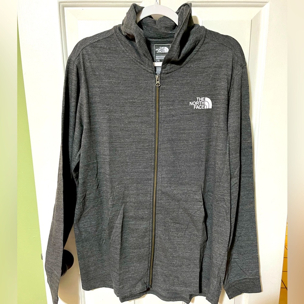 The Northface almost new Grey Zipper Hoodie.,